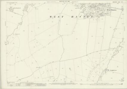 Berkshire XIV.2 (includes: Denchworth; East Hanney; Grove; West Hanney) - 25 Inch Map