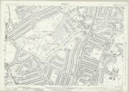 Middlesex VII.10 (includes: Southgate) - 25 Inch Map