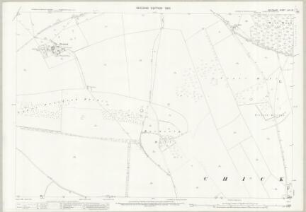Wiltshire LVIII.13 (includes: Boyton; Brixton Deverill; Chicklade; East Knoyle) - 25 Inch Map