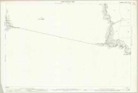 Cornwall LXXII.13 (includes: Falmouth; Gerrans) - 25 Inch Map