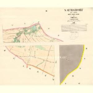 Saubsdorf - m2962-1-002 - Kaiserpflichtexemplar der Landkarten des stabilen Katasters