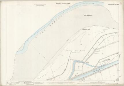 Cheshire XV.16 & 12 (includes: Cuerdley; Halton; Runcorn; Widnes) - 25 Inch Map