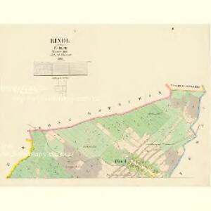 Rindl - c3349-1-001 - Kaiserpflichtexemplar der Landkarten des stabilen Katasters