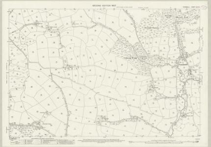 Cornwall XLIII.5 (includes: Boconnoc; St Veep; St Winnow) - 25 Inch Map