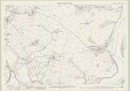 Cornwall LVIII.13 (includes: Kea; St Clement; St Michael Penkevil; Truro) - 25 Inch Map