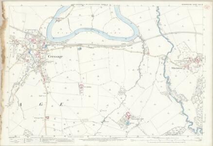 Shropshire XLII.15 (includes: Cressage; Leighton; Sheinton) - 25 Inch Map