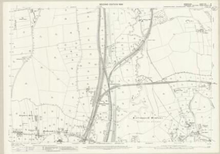 Derbyshire XIII.9 (includes: Beighton; Eckington; Killamarsh; Wales) - 25 Inch Map