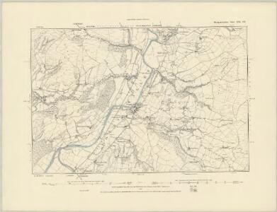 Montgomeryshire XIX.SW - OS Six-Inch Map