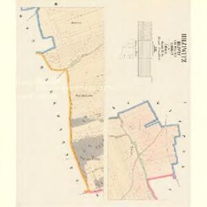 Hrziwitz (Hřjwyc) - c2401-1-001 - Kaiserpflichtexemplar der Landkarten des stabilen Katasters