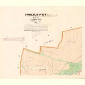 Poderzischt - c5880-1-001 - Kaiserpflichtexemplar der Landkarten des stabilen Katasters