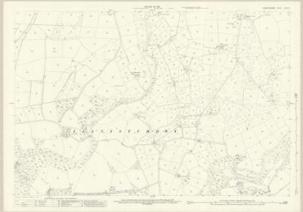 Caernarvonshire XXXIII.12 (includes: Llanystumdwy) - 25 Inch Map