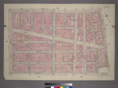 Plate 11, Part of Section 1: [Bounded by Grand Street, Mulberry Street, Baxter Street, Franklin Street and West Broadway.]