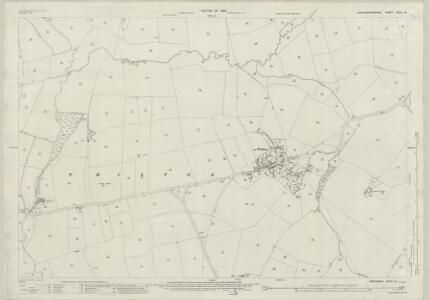Northamptonshire XXXVI.16 (includes: Brington; Brockhall; Long Buckby; Norton; Whilton) - 25 Inch Map