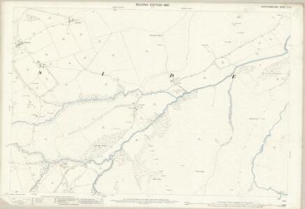 Northumberland (Old Series) LII.3 (includes: Hepple; Woodside) - 25 Inch Map