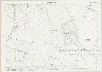 Cheshire XXIX.3 (includes: Disley; Lyme Handley; Whaley Bridge) - 25 Inch Map