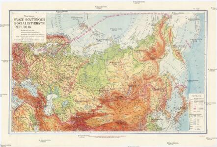 Příruční mapa Svazu sovětských socialistických republik