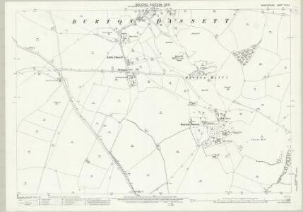 Warwickshire XLVI.14 (includes: Avon Dassett; Burton Dassett) - 25 Inch Map