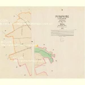 Pitkowitz (Pitkowice) - c5792-1-002 - Kaiserpflichtexemplar der Landkarten des stabilen Katasters
