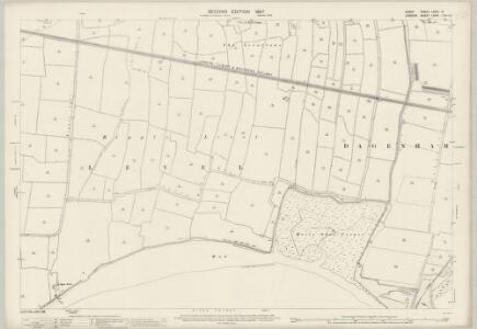 Essex (1st Ed/Rev 1862-96) LXXIV.14 (includes: Barking; Dagenham) - 25 Inch Map