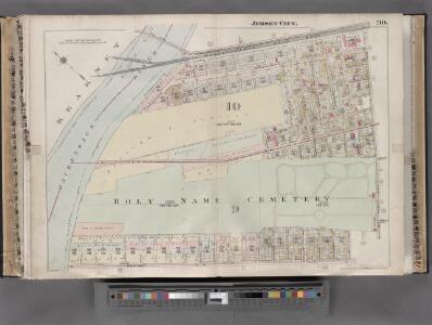 Jersey City, V. 1, Double Page Plate No. 30 [Map bounded by Newark Ave., West Side Ave., Duncan Ave., Hackensack River] / compiled under the direction of and published by G.M. Hopkins Co.