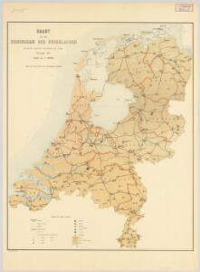 Kaart van het Koninkrijk der Nederlanden : bevattende gegevens betreffende het leger November 1913 / Topographische Inrichting