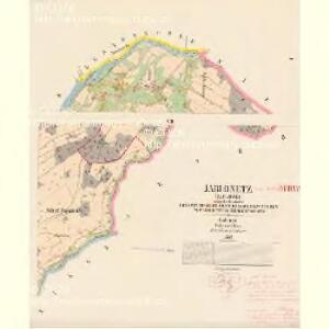 Jablonetz (Jablonec) - c2726-1-001 - Kaiserpflichtexemplar der Landkarten des stabilen Katasters