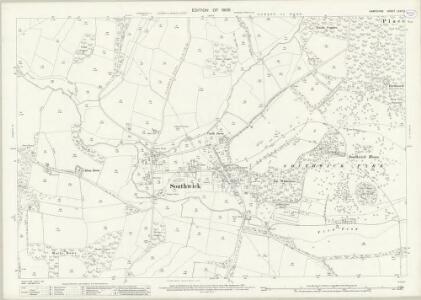 Hampshire and Isle of Wight LXXV.3 (includes: Boarhunt; Southwick and Widley) - 25 Inch Map