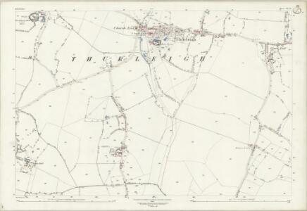 Bedfordshire VII.12 (includes: Thurleigh) - 25 Inch Map