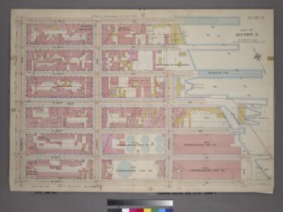 Plate 11, Part of Section 3: [Bounded by E. 26th Street, First Avenue, E. 24th Street, Avenue A, E. 21st Street, Avenue B, E. 20th Street and Second Avenue.]