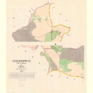 Stiedrowitz (Stědrowice) - c7763-1-003 - Kaiserpflichtexemplar der Landkarten des stabilen Katasters