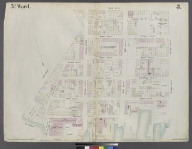 [Plate 3: Map bounded by East River, Brooklyn Navy Yard, York Street, Bridge Street]