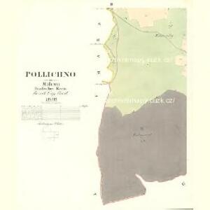 Pollichno - m2354-1-002 - Kaiserpflichtexemplar der Landkarten des stabilen Katasters