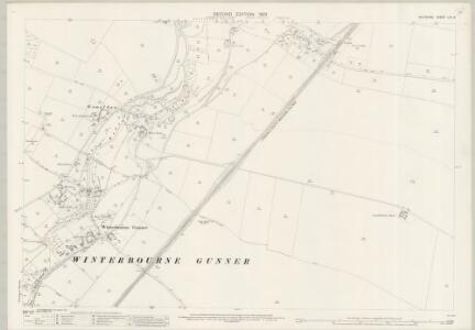Wiltshire LXI.13 (includes: Idmiston; Winterbourne) - 25 Inch Map