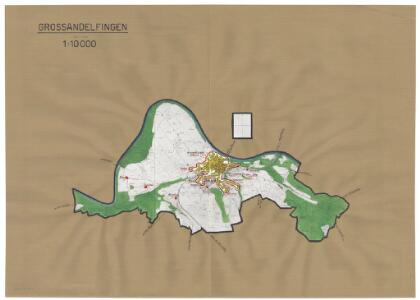 Andelfingen: Definition der Siedlungen für die eidgenössische Volkszählung am 01.12.1950; Siedlungskarte