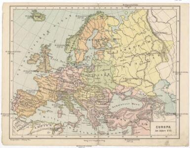 Europa im Jahre 1715
