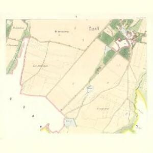 Tupadl (Tupadlo) - c8113-1-004 - Kaiserpflichtexemplar der Landkarten des stabilen Katasters