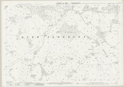 Cheshire XXXVI.2 (includes: Mottram St Andrew; Nether Alderley; over Alderley; Prestbury) - 25 Inch Map