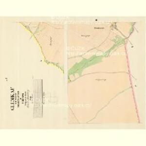 Glemtau - m0709-1-003 - Kaiserpflichtexemplar der Landkarten des stabilen Katasters