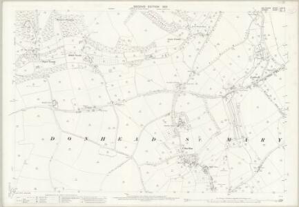 Wiltshire LXIX.13 (includes: Donhead St Mary) - 25 Inch Map