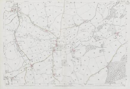 Somerset LX.3 (includes: Bishops Lydeard; Broomfield; Enmore; Spaxton) - 25 Inch Map
