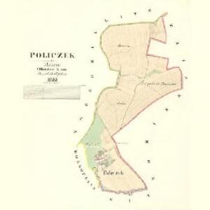 Policzek - m2352-1-001 - Kaiserpflichtexemplar der Landkarten des stabilen Katasters