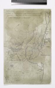A plan of the northern part of New Jersey : shewing the positions of the American and British armies after crossing the North River in 1776 / drawn by S. Lewis from surveys by order of Gen. Washington ; engrav'd by Fs. Shallus.