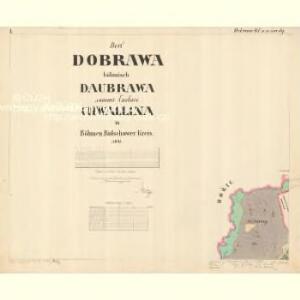 Chwallina - c2690-1-001 - Kaiserpflichtexemplar der Landkarten des stabilen Katasters