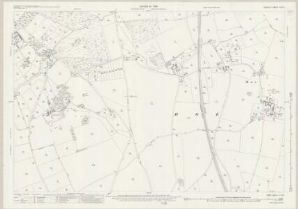 Norfolk XLIX.5 (includes: Beetley; East Dereham; Gressenhall; Hoe; Swanton Morley) - 25 Inch Map