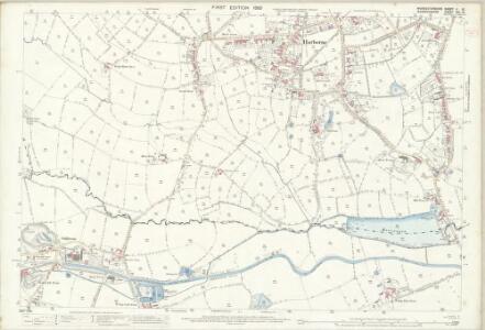 Worcestershire V.15 (includes: Birmingham) - 25 Inch Map