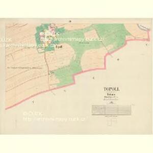 Topoll - c7944-1-003 - Kaiserpflichtexemplar der Landkarten des stabilen Katasters