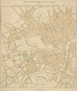 MAP OF THE WESTERN SIDE OF LONDON, DISTINGUISHING THE ESTATE OF HER MAJESTY'S COMMISSIONERS FOR THE EXHIBITION OF 1851.