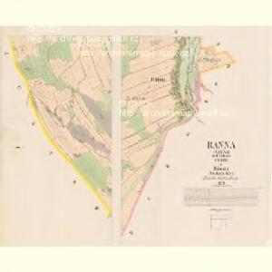 Ranna - c6429-1-001 - Kaiserpflichtexemplar der Landkarten des stabilen Katasters