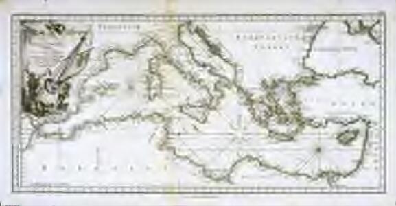 Karte des mittellændischen Meers
