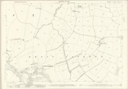Yorkshire LV.6 (includes: Danby Wiske; Great Langton; Kiplin; Kirkby Fleetham; Little Langton) - 25 Inch Map